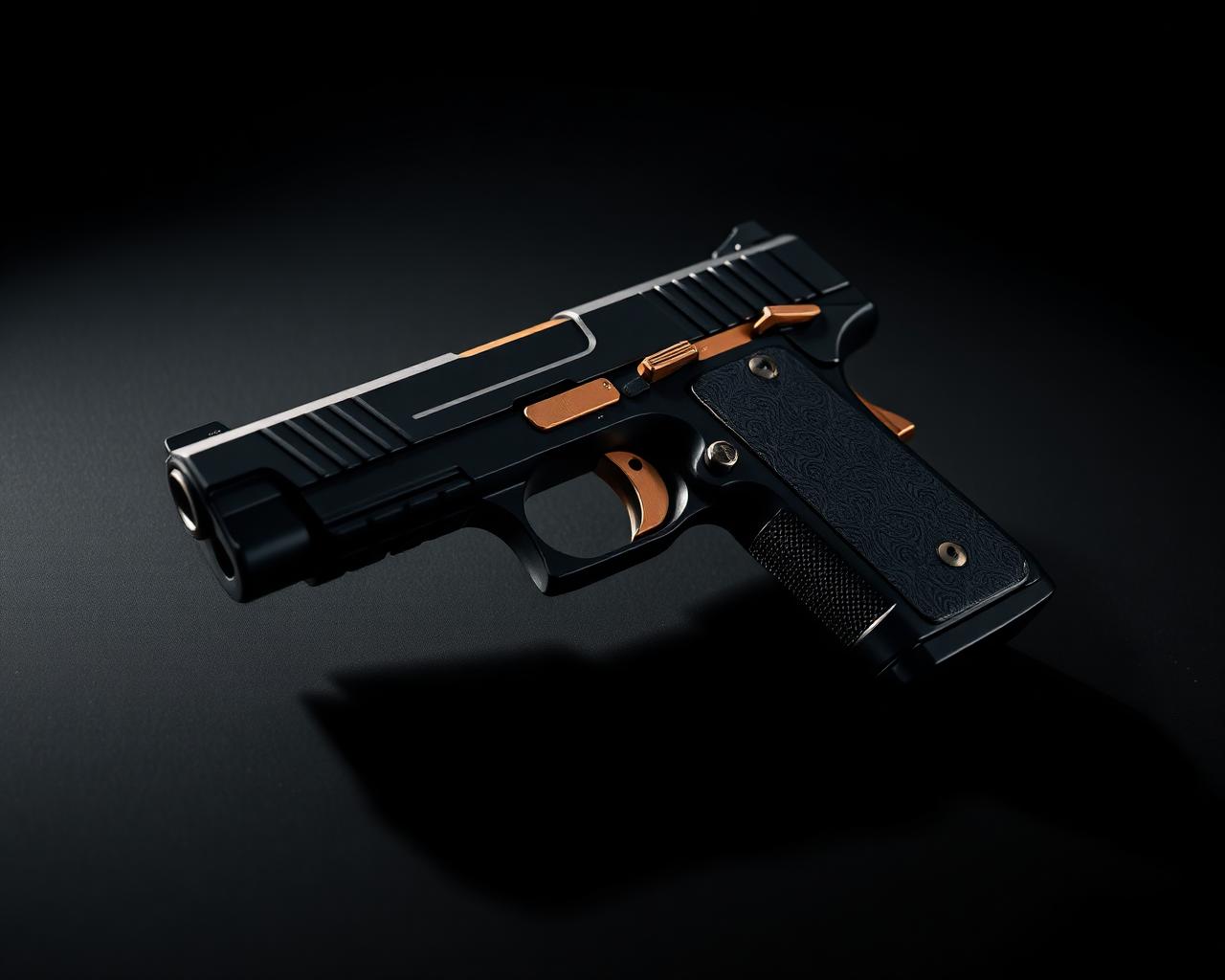 Onyx 1911 · Bronze Accents